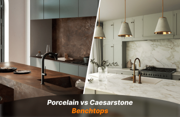 Porcelain vs Caesarstone: Choosing the Perfect Benchtop For Your Kitchen