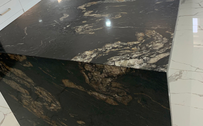 Black, White and Grey Stone Benchtops
