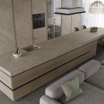 kitchen island stone sink