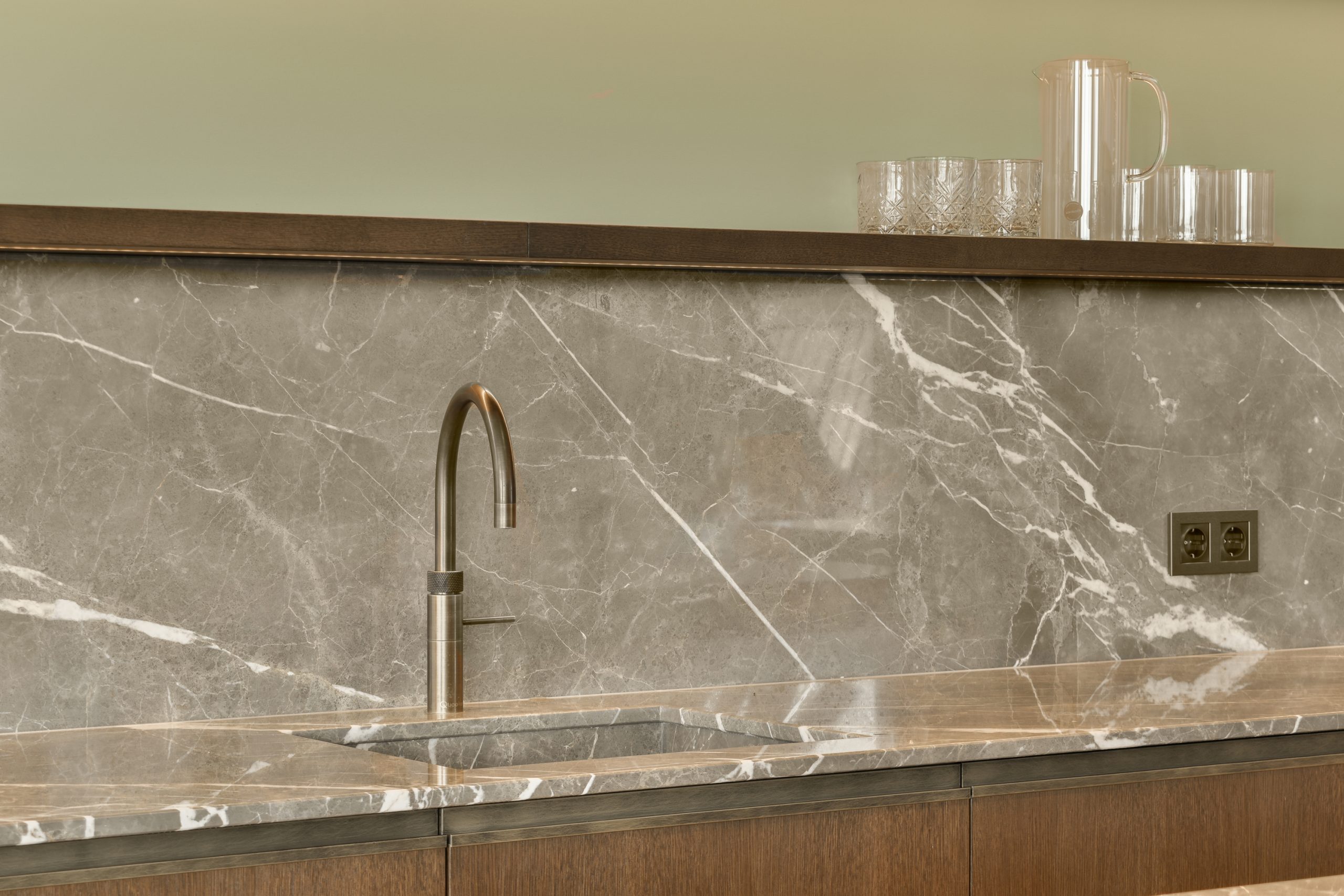 marble vanity top material