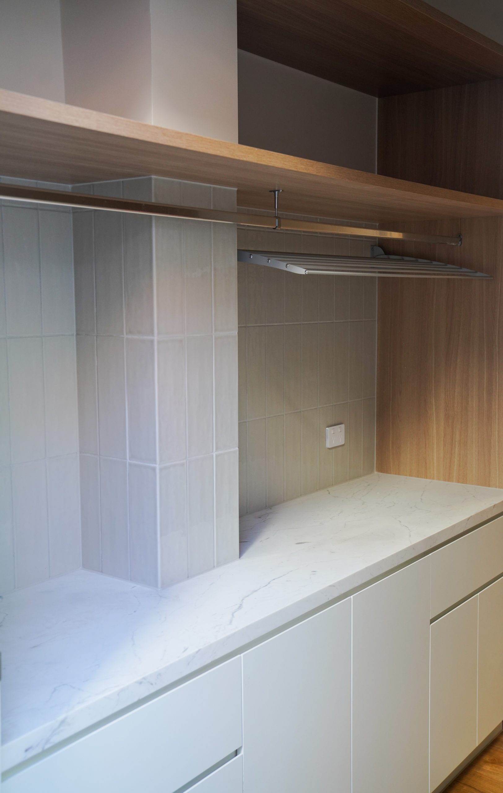 Laundry benchtop Signorino Elba White