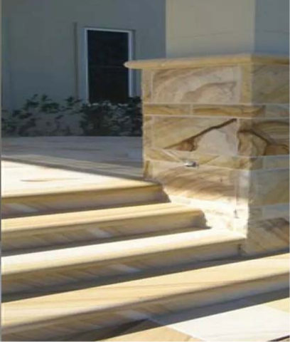 outdoor stone stairs