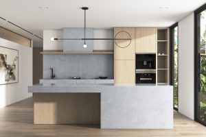 Soft Grey Stone Benchtop