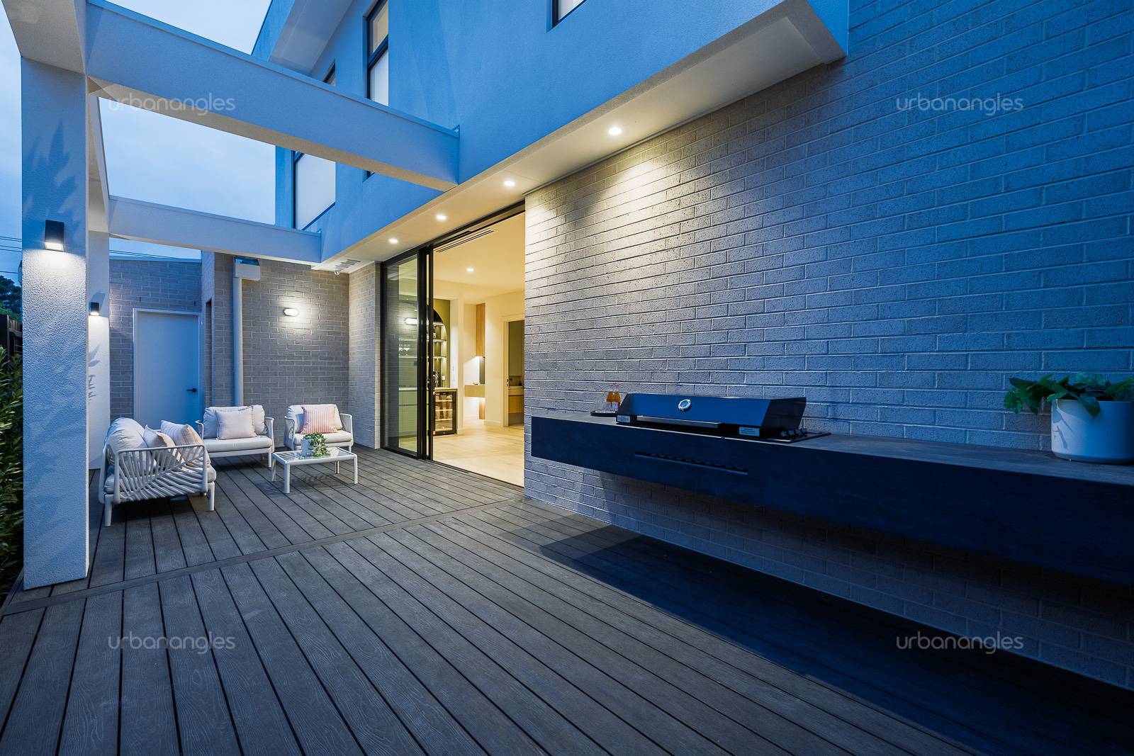 outdoor porcelain bbq stone benchtop