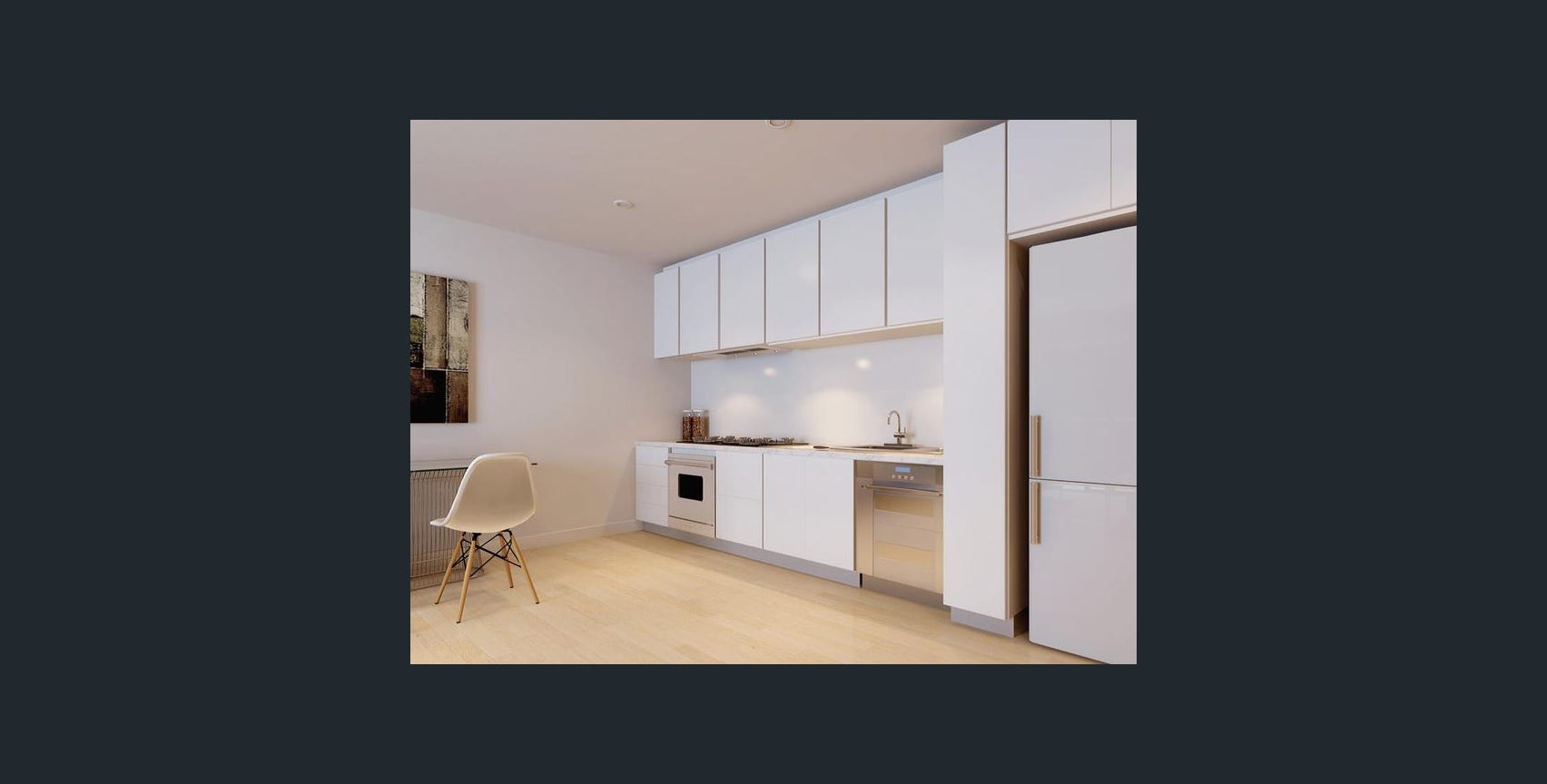 Kitchen joinery and cabinetry, Bentleigh apartment